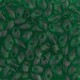 Abalorios Miyuki Long Magatama 4x7mm - Matted transparent green LMA-146F